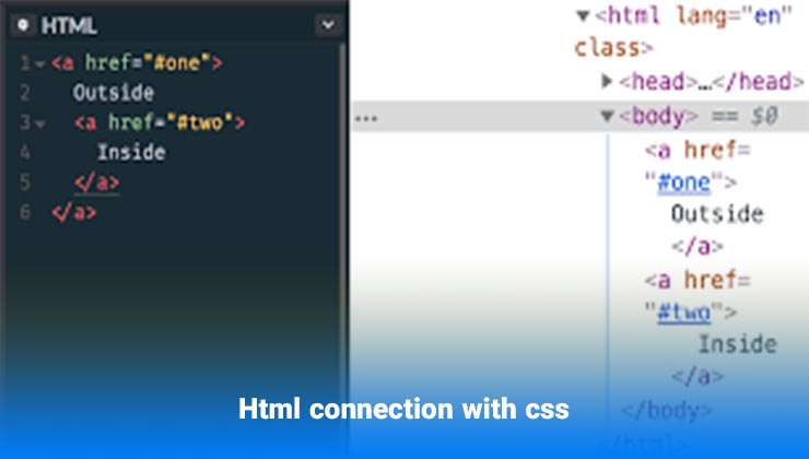 ارتباط html با css